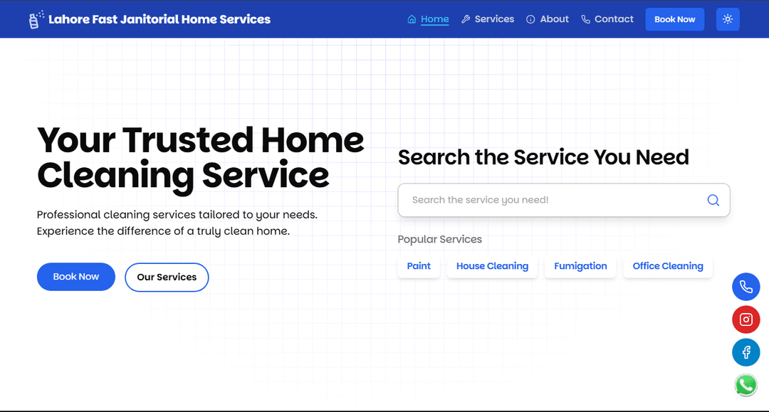 Lahore Fast Janitorial Home Services